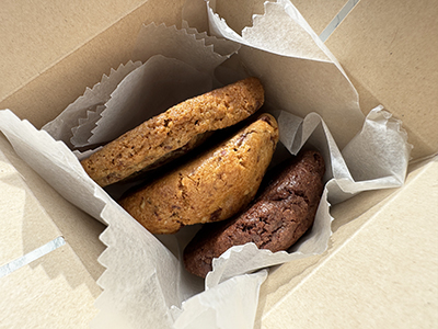 CHOCOLATE COOKIES BOXの箱の中身